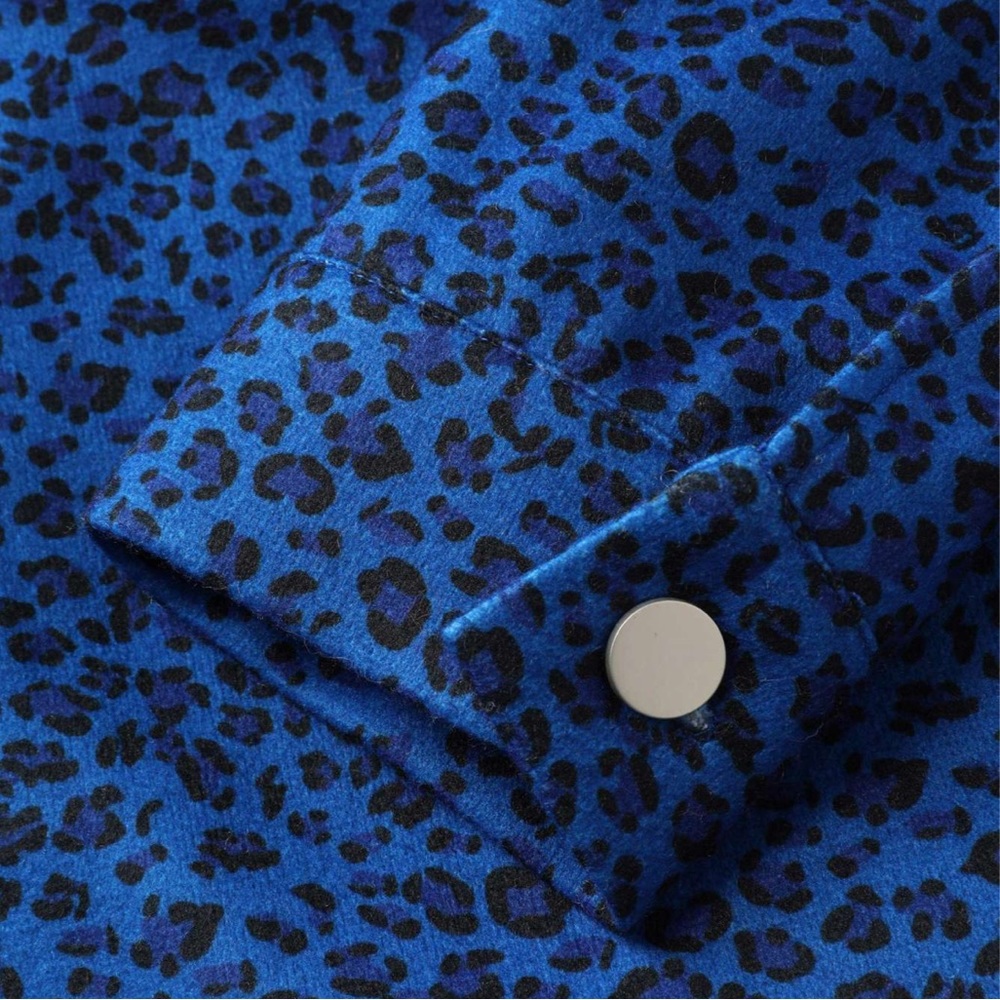 🩵Blue Leopard Jacket - Picture 2 of 3